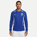 Camisa Nike Brasil Retrô 2002 Manga longa Azul Torcedor